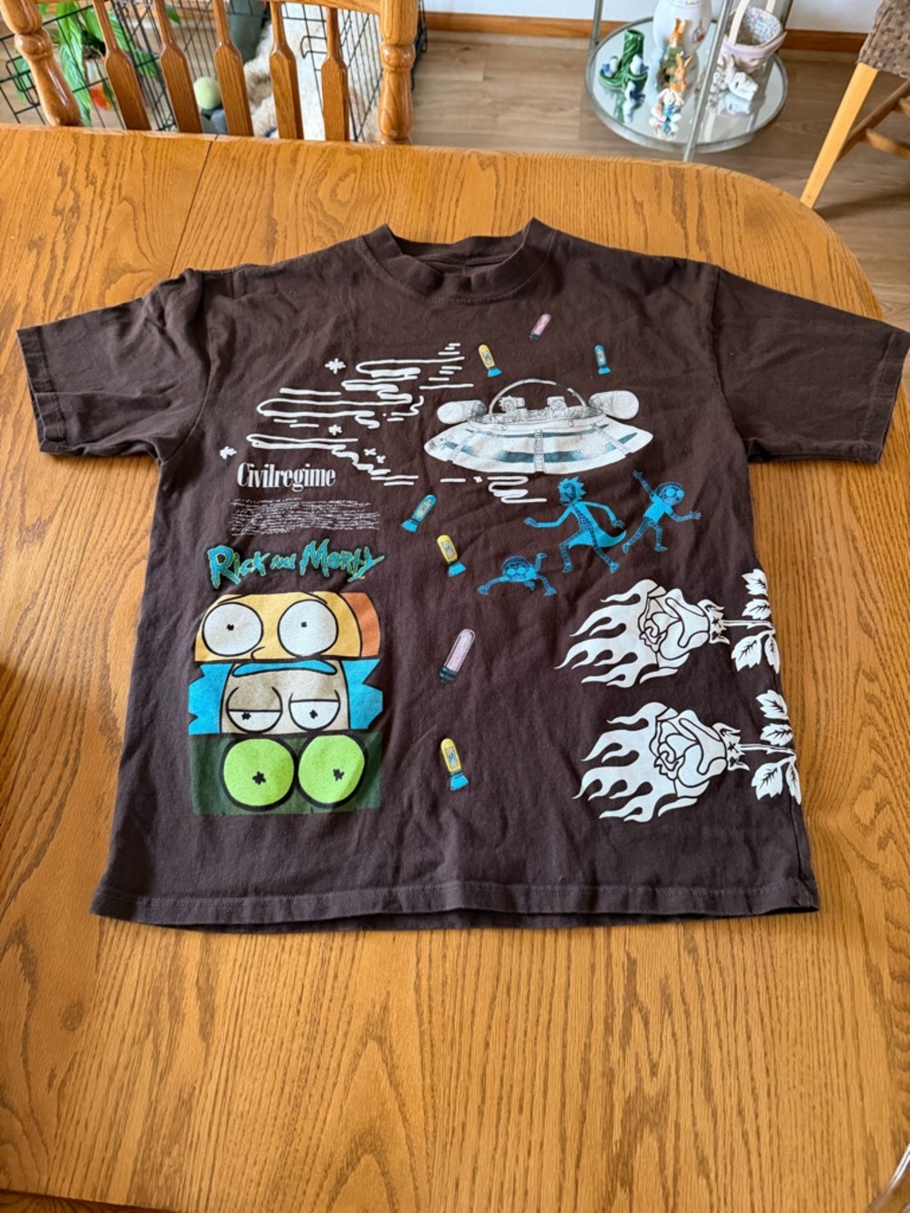 Civil Regime Rick And Morty T-shirt Large